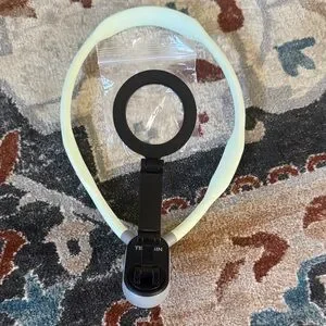 Black and Silver Phone Holder Clip