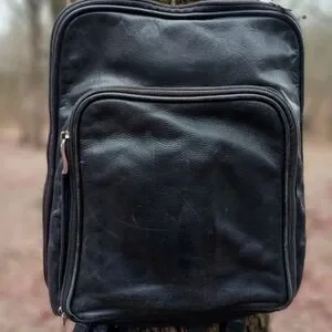 Black backpack
