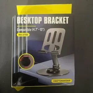 Black Desktop Bracket for Devices