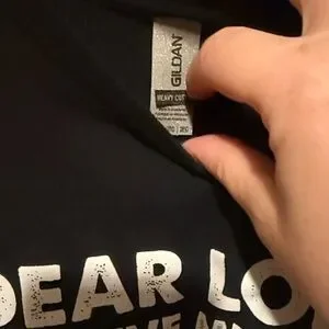 Black Dramatic T-Shirt With Graphic Design And Message