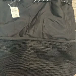 Black Drawstring Men's Bag