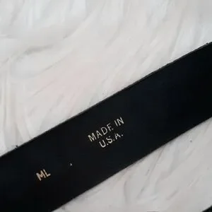 Black Glittery Belt