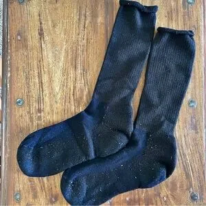 Black Men's Walking/ Hiking Socks Size L