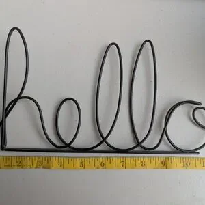 Black Metal Wall Art Decor