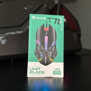 Black & Red Gaming Mouse With RGB Lighting – High Performance – Wired