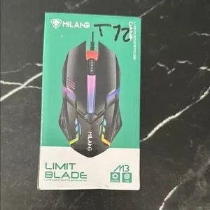 Black & Red Gaming Mouse With RGB Lighting – High Performance – Wired