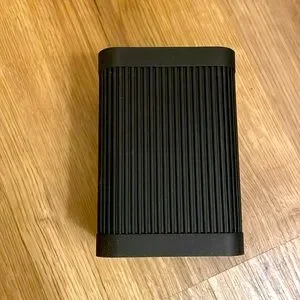 Black Ribbed Pen Holder
