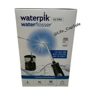 Black - Waterpik Water Flosser Ultra WP-112W New Sealed Floss Water Pik NIB