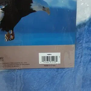 BLACKCANYON OUTFITTERS MEDIUM WEIGHT AMERICAN EAGLE QUEEN SIZE BLANKET BRAND NEW