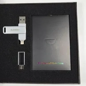 BLANBOK MFi Flash Drive 128GB USB Photo Memory Stick IPhone Android IPad MAC