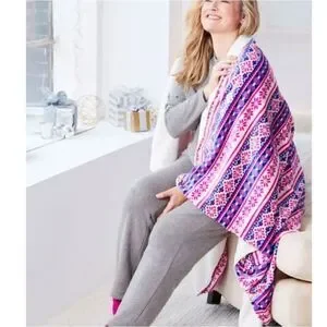 Blanket/throw & matching socks set NWT