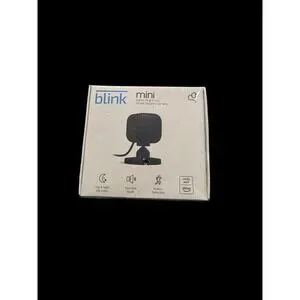 Blink Mini Indoor Plug-In HD Smart Security Camera BCM00300UB Black NEW SEALED