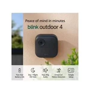 Blink Outdoor 4 Wireless Home Security System 3 Camera + Sync Module. New