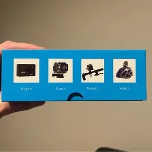Blue 4K Action Camera Box