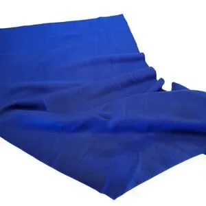 Blue Fleece Fabric 51x 24" Soft Warm Material For Craft Sewing Unbranded Remnant