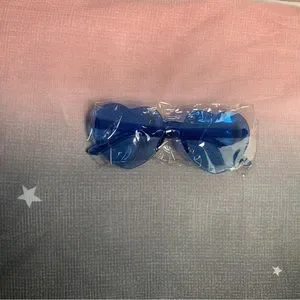 Blue Heart Shaped Sunglasses