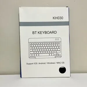 Bluetooth Wireless Tablet Keyboard Black IOS/Android/Windows/MAC OS Model KH030