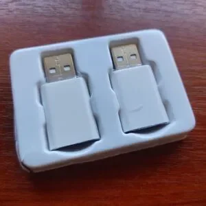 BNIB 2PC USB TO USB-C ADAPTER IN WHITE SEALED BOX