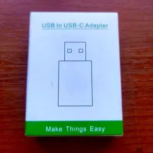 BNIB 2PC USB TO USB-C ADAPTER IN WHITE SEALED BOX