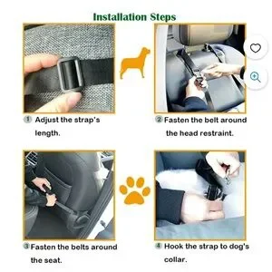 BODISEINT Dog/Pet Travel Car Seat For Pets Up To 25 Lb NEW