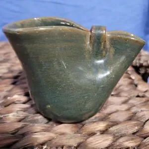 Bolick Pottery Pinch Pitcher Handmade Ceramic Creamer Syrup Butter Warmer