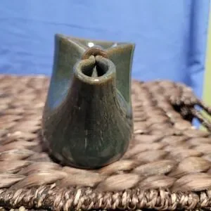 Bolick Pottery Pinch Pitcher Handmade Ceramic Creamer Syrup Butter Warmer