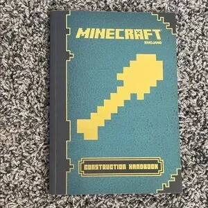 Book: Minecraft Construction Handbook Scholastic paperback book for gamers
