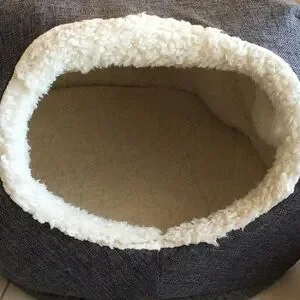 ‘Boots & Barkley’ Gray Pet Cave Bed