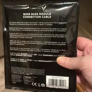 Bose Black Audio Connection Cable For TV Or Soundbar 15’