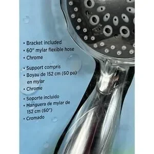 Boston Harbor 5 Spray Setting Handheld Showerhead Chrome NIB NOS