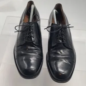 Bostonian Classics Oxford Cap Toe Dress Shoe 25400 07307 US 12M Black Leather
