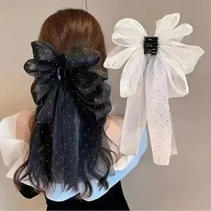 Bow Hair Clip- Set Of Two
