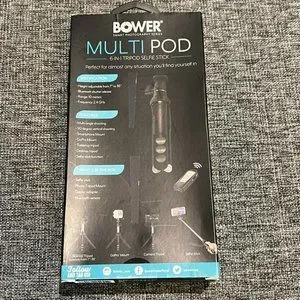 BOWER Multi Pod 6-in-1 Tripod Selfie Stick New In Box