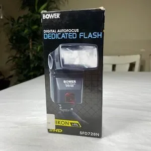 Bower SFD728N Dedicated Autofocus I-TTL Flash For Nikon DSLR Camera See Pics