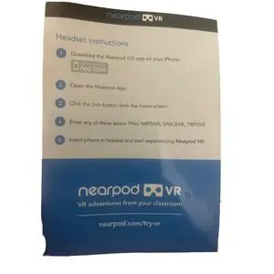 Box Of 6 Nearpod Virtual Reality Headsets . VR Adventure For School Classroom