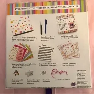 Boxed Scrapbook Kit NWOT