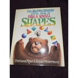 Brambleberrys Animal‎ Book of Big & Small Shapes Hardcover 1987 Marianna Mayer