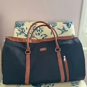 Brand New Black and Brown Weekender Bag