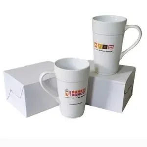 Brand New In Boxes 2 Dunkin Donuts Classic Mugs. 16 oz