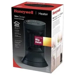 BRAND NEW IN BOXHoneywell Heater Slim Compact Ceramic Oscilltes 2 Heat Settings