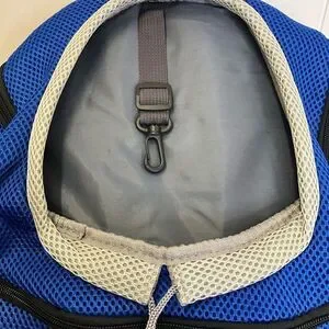 Brand New Wuffles Animal Dog Cat Backpack Black Blue Safety Belt Carrier