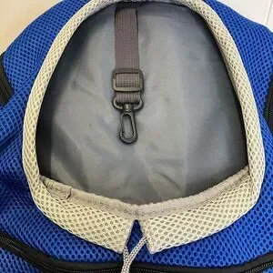 Brand New Wuffles Animal Dog Cat Backpack Black Blue Safety Belt