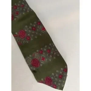 Brandini Le Collezioni Vintage Retro Silk Neck Tie Made In Italy 58'in Length