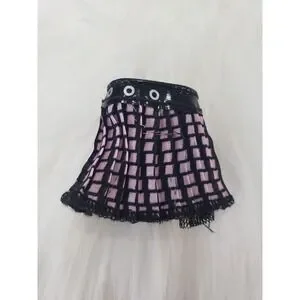 BRATZ DOLL LOT MGA CLOTHING PRETTY N PUNK BLACK PINK SKIRT JADE gothic y2k