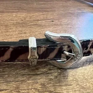 Brighton Leopard Print Women's Belt