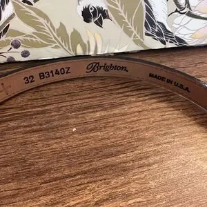 Brighton Leopard Print Women's Belt