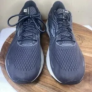 Brooks Adrenaline Gts 21 Blackened Pearl Mens Gray Size 14 2E Wide Running Shoes