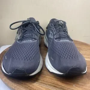 Brooks Adrenaline Gts 21 Blackened Pearl Mens Gray Size 14 2E Wide Running Shoes