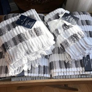 BROOKS BROTHERS Bath Towel Set NWT ✨ gorgeous quality premium Turkish towels