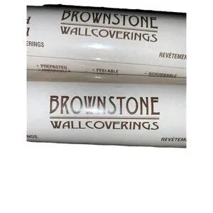 Brownstone Wallcoverings 2 Bolts NEW Wallpaper Giraffes Zebras Cows Trees Doves
